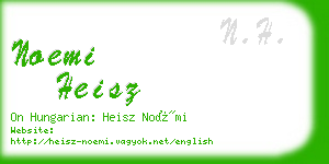 noemi heisz business card